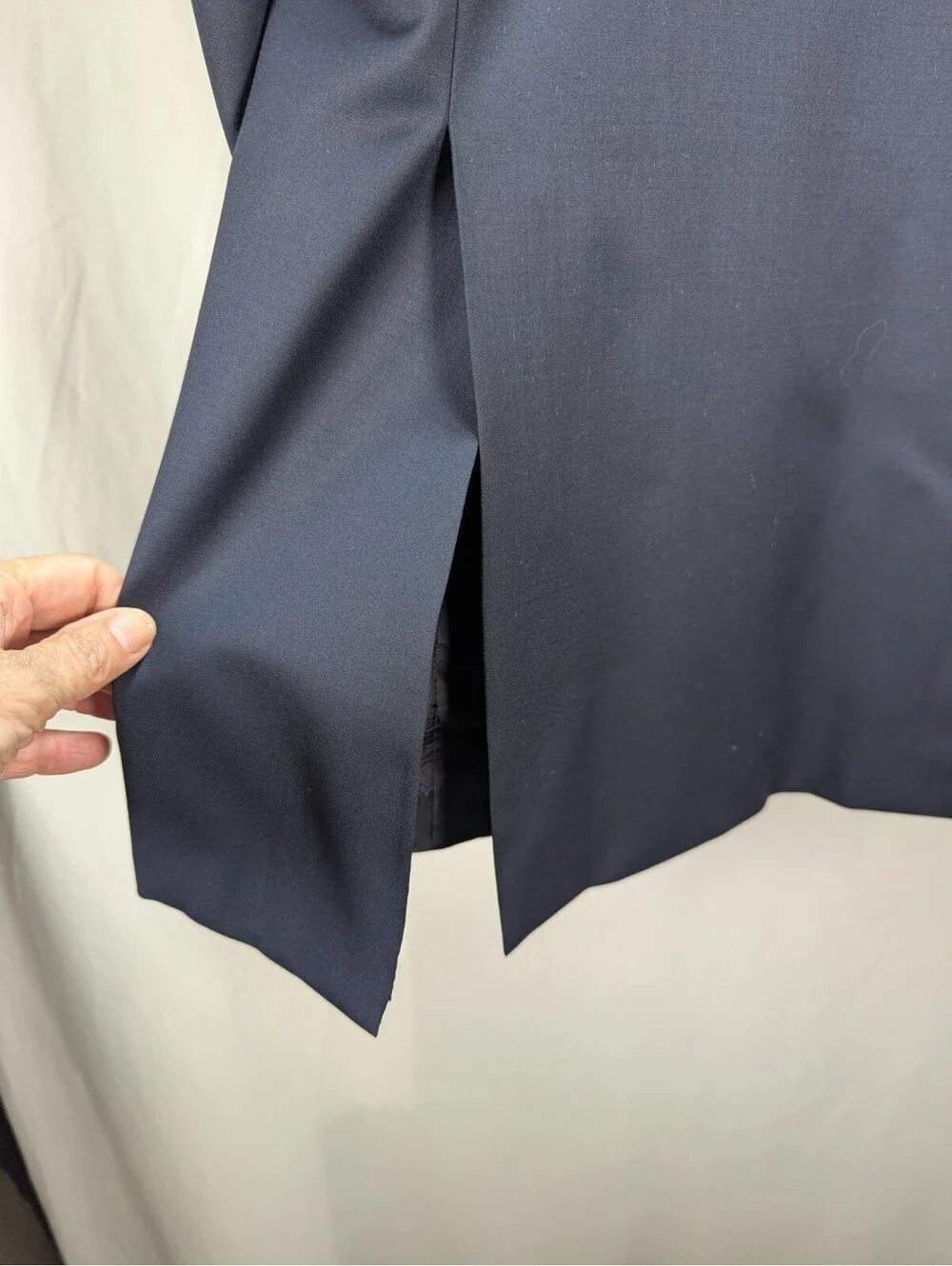 Brioni Nomentano Navy Blue Wool Blazer Sport Coat Mens US 50L Italy READ